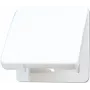 JUNG CD 590 KL WW Odklopný kryt pre zariadenia 50x50 mm, biely