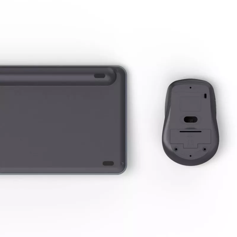 Multi-device sada klávesnice a myši čierna sivá