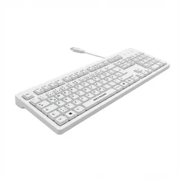 MAN&MACHINE Keyboard ITs Cool biela hygienická klávesnica, USB, 99 klávesov, DE (ITSC/DE/W5)