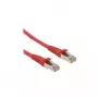 ROLINE - patch kábel - RJ-45 (M) na RJ-45 (M) - 50 cm - SFTP, PiMF - CAT 6a - červený (21.15.2810)