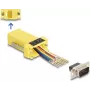 DeLOCK 67104 Montážna súprava D-Sub 9-pinový samec na RJ45 samicu, žltá