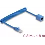 Sieťový kábel DeLOCK 90366 RJ-45 Cat6 1,8 m modrý