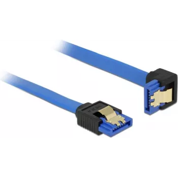 SATA kábel DeLOCK 85088 0,1 m SATA 7-pinový čierna modrá