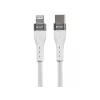 Kábel Type-C - Lightning 1 m biely