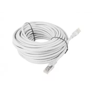LANBERG sieťový kábel RJ-45 Cat5e PCU5-10CC-3000-S, 30 m, U/UTP, CCA vodič, PVC plášť, 26 AWG, biely