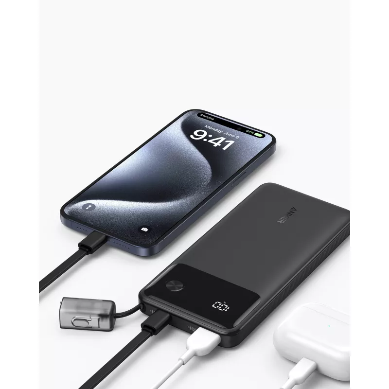 Anker Innovations power banka 10 000 mAh 22,5 W čierna (A1388G11)