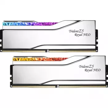 DIMM 32 GB DDR5-6400 (2x 16 GB) Dual-Kit, pamäť strieborná, F5-6400J3039G16GX2-TR5NS, Trident Z5 Royal Neo, AMD EXPO