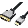 ROLINE 11.04.5876 video kábel adaptér 1,5 m HDMI Type-A (štandard) DVI-D čierny - strieborný (11.04.5876)