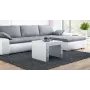 Cama TESS60 BI/SZ konferenčný stolík / odkladací stolík / rohový stolík konferenčný stolík hranatý tvar 2 nohy