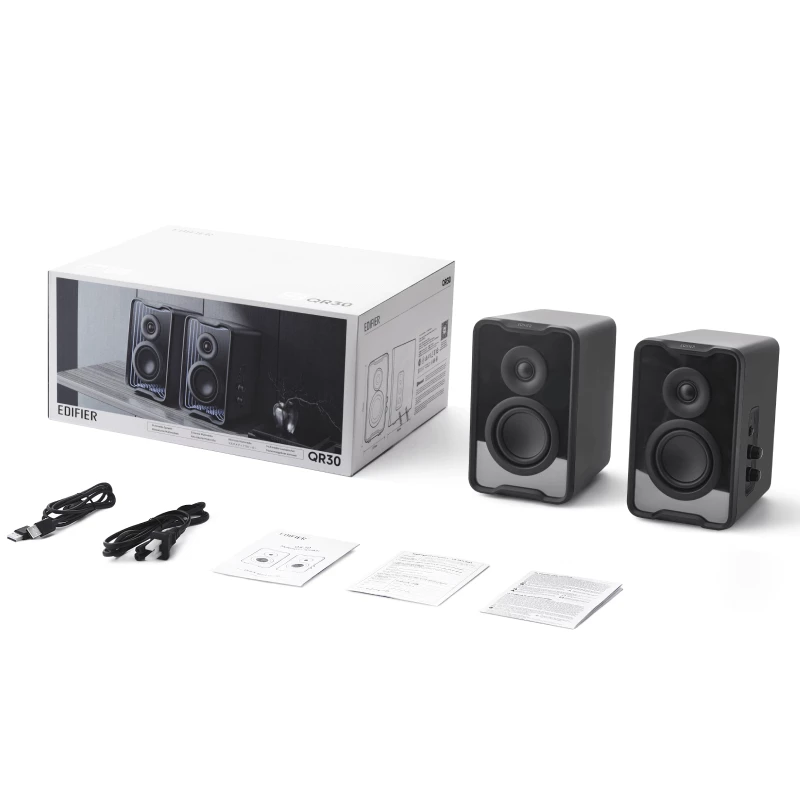 Edifier QR30 Stolové reproduktory čierne Bluetooth RGB retail - Reproduktory (QR30-BK)