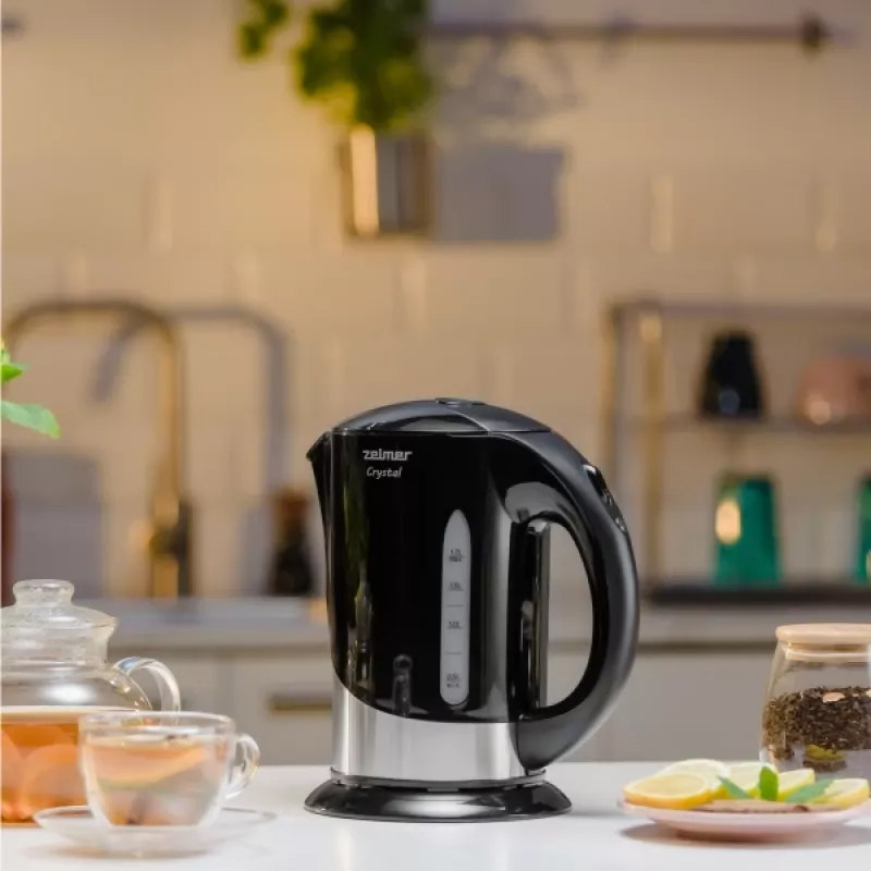 Elektrická rýchlovarná kanvica Zelmer 1,7 l 1850 W čierna