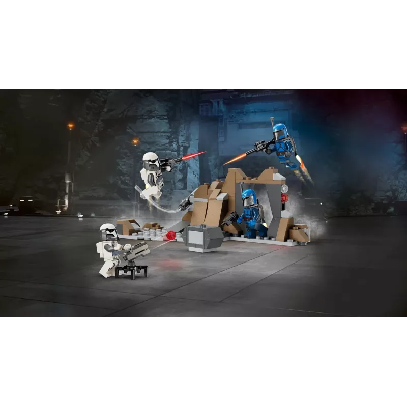 Stavebnica LEGO Star Wars Ambush on Mandalore Battle Pack 75373 — 4 minifigúrky, 109 dielov, vek 6+