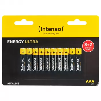 Intenso Batteries Energy Ultra AAA LR03 balenie 10 ks zmršťovacia fólia