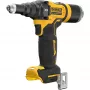 DeWALT DCF403NT-XJ akumulátorové nitovacie kliešte čierna, žltá 2,4, 3,2, 4, 4,8 mm 10000 kN