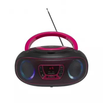 Denver TCL-212BT PINK CD prehrávač prenosný CD prehrávač čierny, ružový