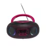 Denver TCL-212BT PINK CD prehrávač prenosný CD prehrávač čierny, ružový