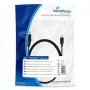 Nabíjací a synchronizačný kábel MediaRange MRCS184 USB 2.0 na Micro-USB 2.0 B-konektor samec 1,8 m čierny