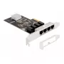 DeLOCK PCI Express x4 karta 4 x RJ45 Gigabit LAN RTL8111 - PCIe - RJ-45 - PCIe 2.0 - strieborná - PC - Windows 10 - Windows 11 - Windows 8.1 (88618)