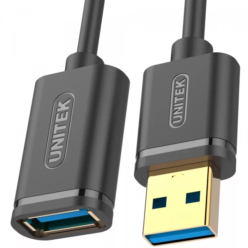 Unitek Y-C4030GBK predlžovací kábel USB 3.1 Gen 1, typ A samec na samicu, 3 m, čierny