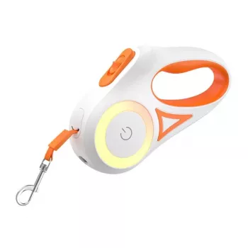Automatická flexi vodítko Rojeco RSSQYSFG3M-06 — 3 m, oranžová