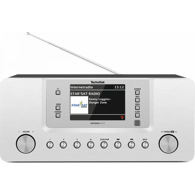 TechniSat DigitRadio 574 IR - audio systém - 2 x 5 wattov - strieborný (0001/2951)