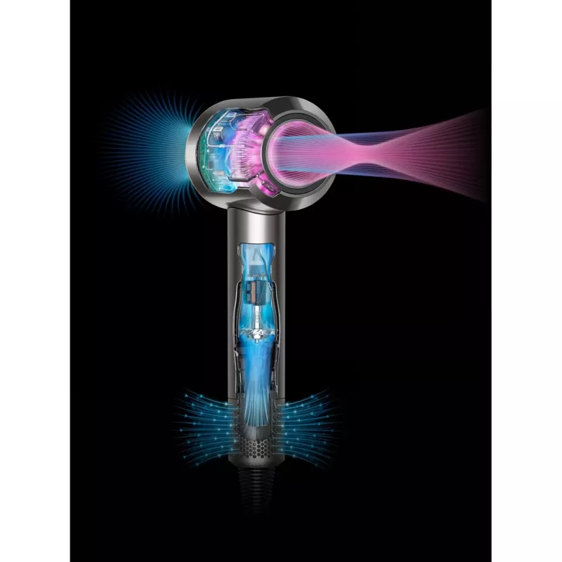 Dyson Supersonic Straight+Wavy HD07 Sušič vlasov, Pruská modrá / Medená (113277-01)