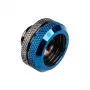 Bitspower Multi-Link adaptér G1/4 palcový vonkajší závit na 16 mm AD Hardtube priamy fitting, lesklý čierny