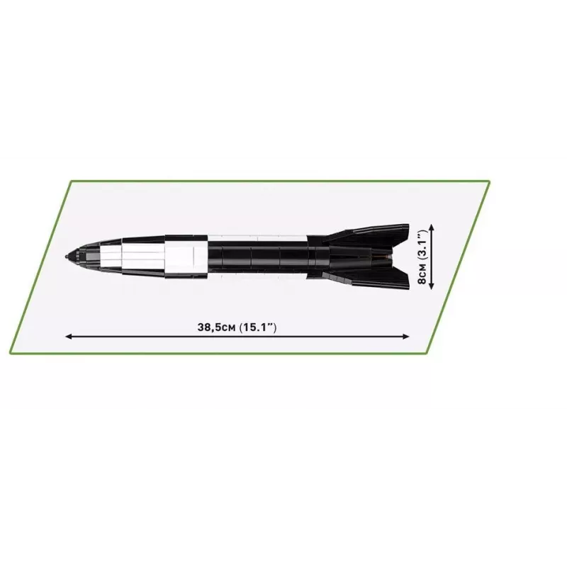 Stavebnica COBI V2 raketa 560 dielov druhá svetová vojna