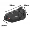 Headset FreedConn R1 PLUS E motocyklová Bluetooth interkom, Bluetooth 5.0+EDR, dosah 1000 m, IP65, FM, 1080p video, 30 h hovoru