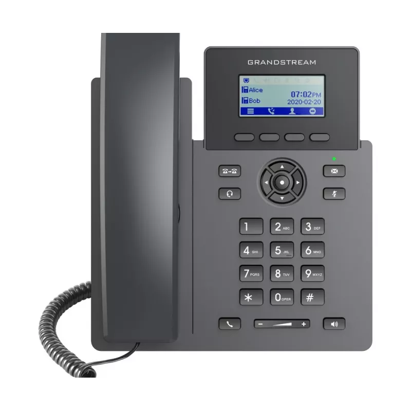 Grandstream Networks GRP2601P IP telefón čierny 2 linky LCD