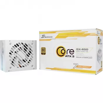 Seasonic CORE GX-650 napájací zdroj 650 W 20+4 pin ATX ATX biely