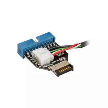 Interný USB kábel Akasa AK-CBUB38-40BK 0,4 m