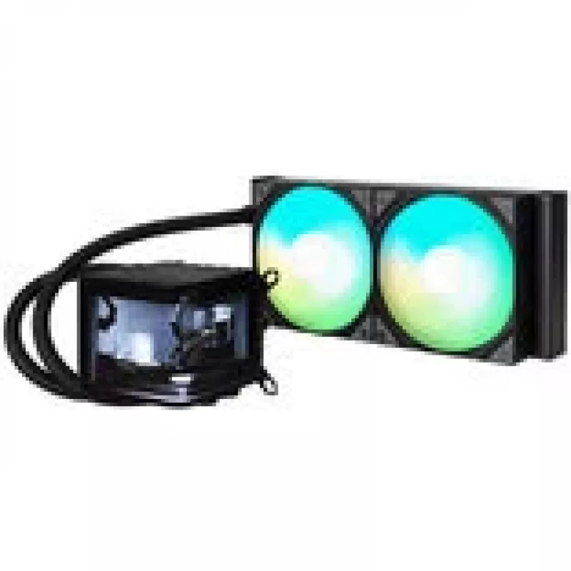 Jonsbo D32 STD PC skriňa + TRYX PANORAMA kompletné vodné chladenie, ARGB - 240 mm, čierna