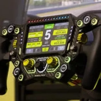 Simagic SOELPEC Spectra XR volant – racingový ovládač, neónový povrch