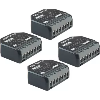 Sada so 4 Shelly 2PM Gen4 Zigbee/Matter ovládačmi