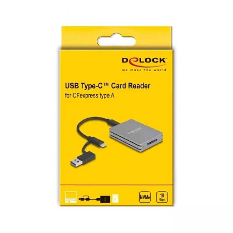 Delock 91012 USB Type-C čítačka kariet pre CFexpress typ A