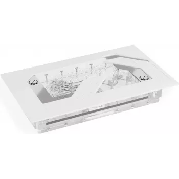 Alphacool Apex Distroplate Dark Base Pro 901 biela VPP/D (14659)