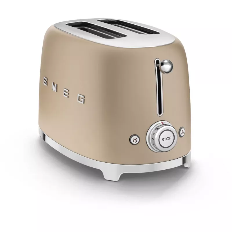 Hriankovač Smeg 50's Style TSF01CHMEU 2 plátky zlatý 950W