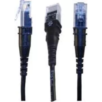 PatchSee ThinPatch sieťový kábel čierny 9,7 m Cat6a F/UTP FTP