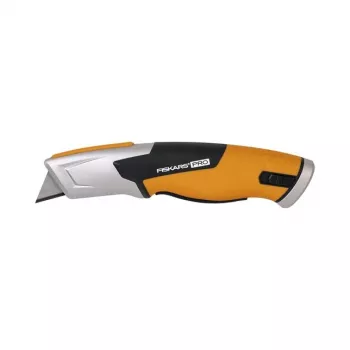 Fiskars 1062938 univerzálny nôž čierna, oranžová nôž s trapézovými čepeľami
