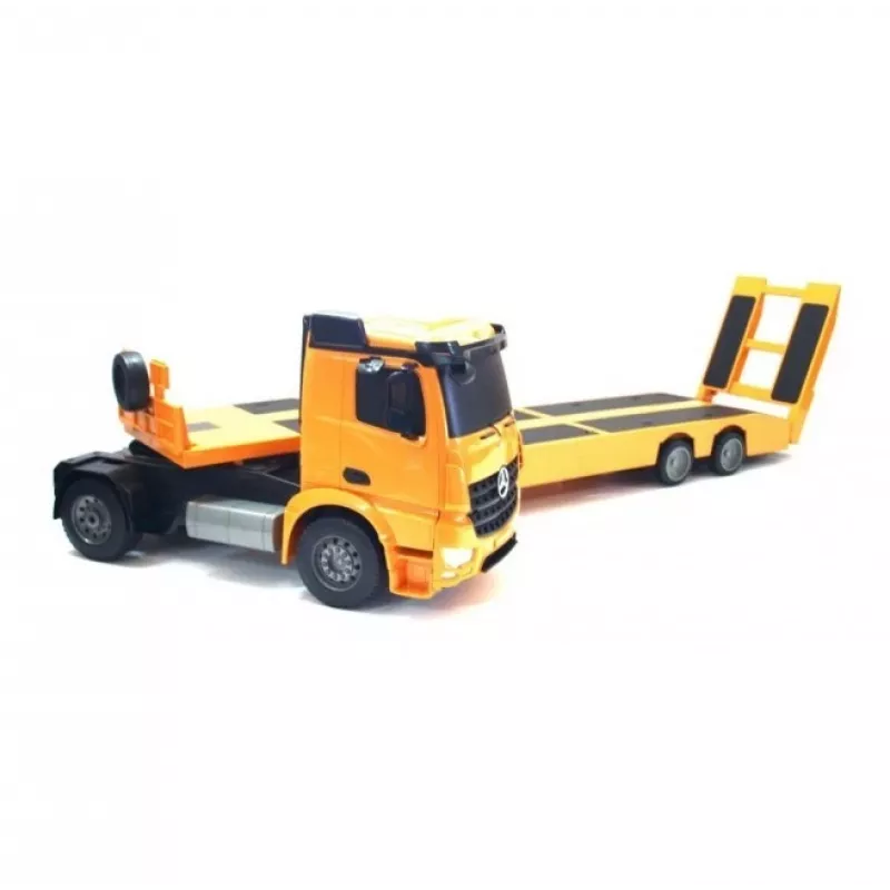 Double E 1/20 mierka hotový zostavený RC Mercedes-Benz Arocs valníkový náves