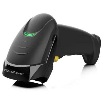 Ručný 1D/2D káblový skener čiarových kódov QOLTEC 50853 — USB, ABS puzdro, 1,65 m kábel, 97×65×167 mm, 105 g