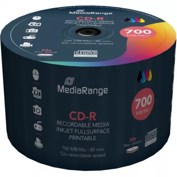 CD-R MediaRange MR208 700 MB 52x 50 ks