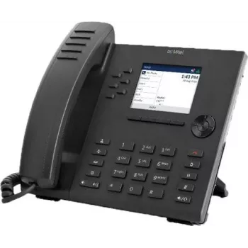 VoIP telefón MITEL 6915 IP Phone V2 — HD audio, 12 programovateľných tlačidiel