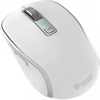 DUAL WiFi+Bluetooth bezdrôtová myš, nabíjateľná batéria, 5 tlačidiel