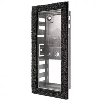 Podomietková zásuvka DoorBird D1101V čierna nerez 40 mm
