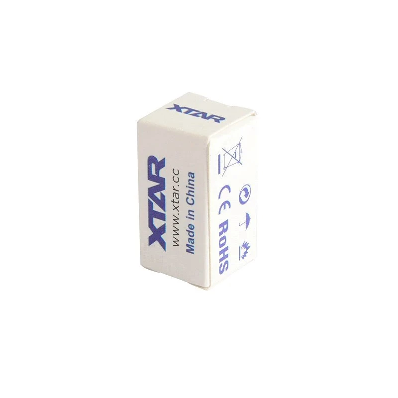 XTAR 16340 (R-CR123) nabíjateľná Li-ion batéria 3,7 V 650 mAh, chránená