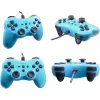 Káblový ovládač SUBSONIC SA5488-1 Neon Blue — pre Nintendo Switch, káblové pripojenie