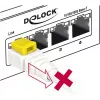Sieťový kábel DeLOCK 85335 RJ-45 Cat6a 5m biely