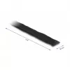 DeLOCK suchý zips 3 m x 20 mm čierny nylon